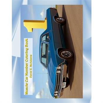 Muscle Car Number Coloring Book