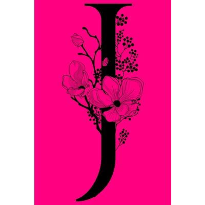 JMonogram Initial Letter Notebook