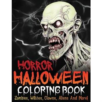 Horror Halloween Coloring Book
