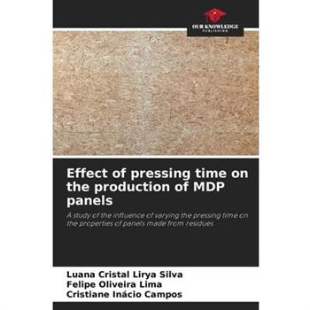 Effect of pressing time on the production of MDP panels