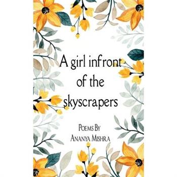 A girl in front of the skyscrapers