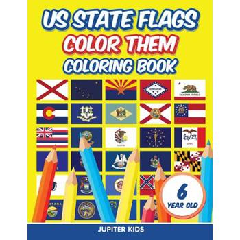 US State Flags - Color Them