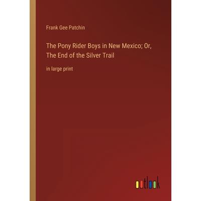 The Pony Rider Boys in New Mexico; Or, The End of the Silver Trail