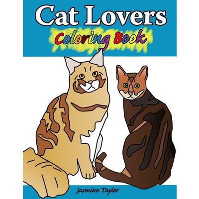 Cat Lovers Coloring Book