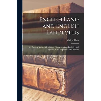 English Land and English Landlords
