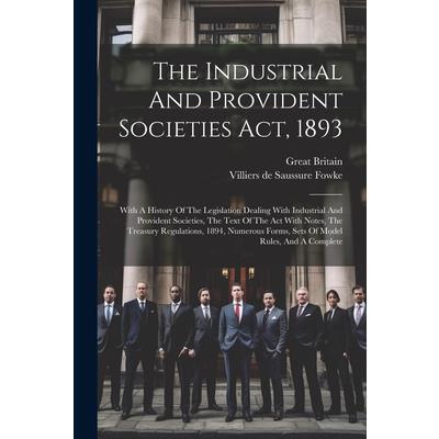 The Industrial And Provident Societies Act, 1893