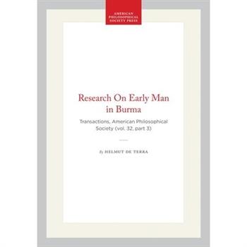 Research on Early Man in Burma
