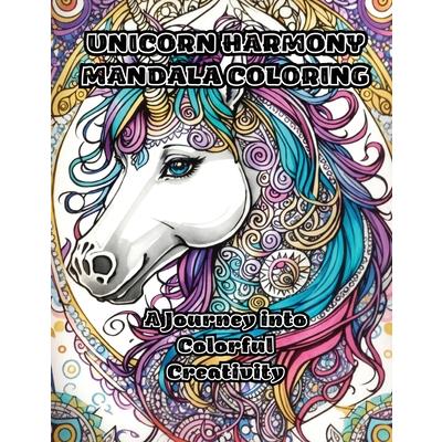 Unicorn Harmony Mandala Coloring