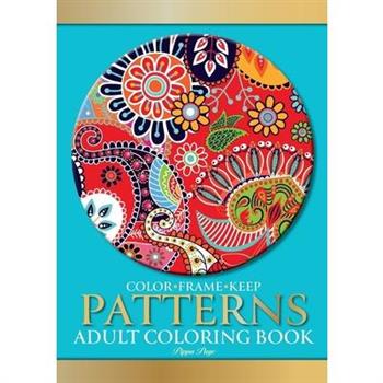 Color Frame Keep. Adult Coloring Book PATTERNS