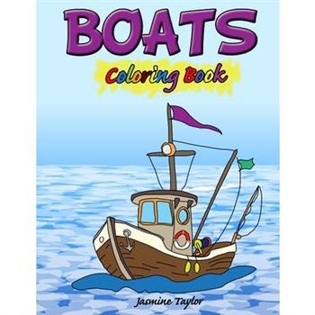 Boats Coloring Book