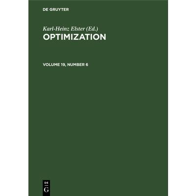 Optimization. Volume 19, Number 6