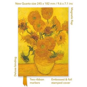 Vincent Van Gogh: Sunflowers (Foiled Quarto Journal)