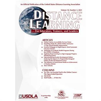 Distance Learning Volume 18 Issue 3 2021