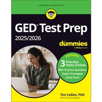 GED Test Prep 2025/2026 for Dummies