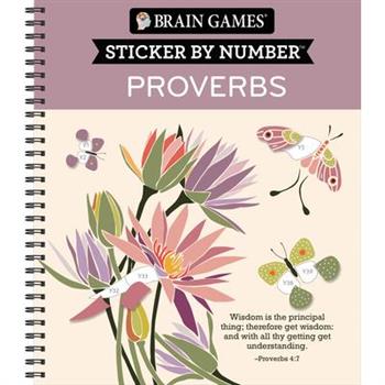 Brain Games - Sticker by Number: Proverbs