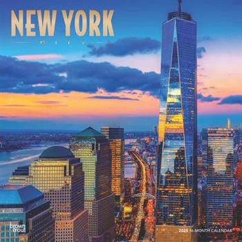 New York City 2025 12 X 24 Inch Monthly Square Wall Calendar Foil Stamped Cover Plastic-Free New York City 2025 12 X 24 Inch Monthly Square Wall Calendar Foil Stamped Cover Plastic-Free