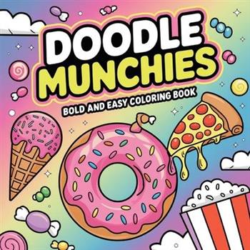 Doodle Munchies Coloring Book for Adults