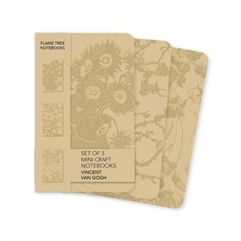 Vincent Van Gogh Set of 3 Mini Craft Notebooks
