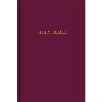 KJV Pew Bible, Garnet Hardcover