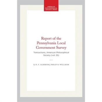 Report of the Pennsylvania Local Government Survey