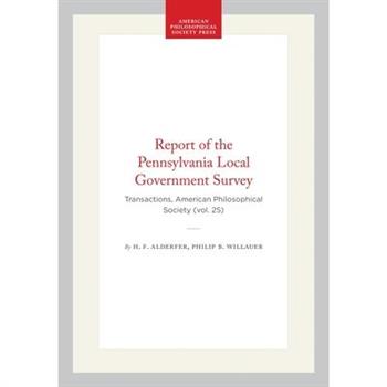 Report of the Pennsylvania Local Government Survey