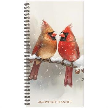 Cardinals (Trilingual) 2026 3.5 X 6.5 Softcover Weekly Spiral