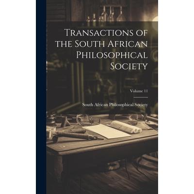 Transactions of the South African Philosophical Society; Volume 11
