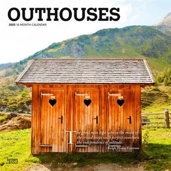 Outhouses 2025 12 X 24 Inch Monthly Square Wall Calendar Plastic-Free Outhouses 2025 12 X 24 Inch Monthly Square Wall Calendar Plastic-Free