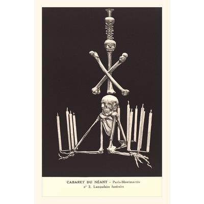 Vintage Journal Skeleton Chandelier