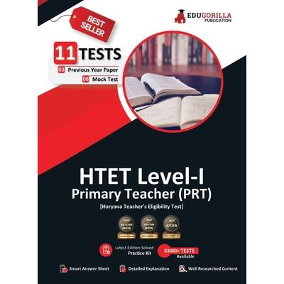 HTET Level-I Exam 2023 (English Edition) - Haryana Primary Teacher (PRT) - 8 Mock Tests and 3 Previous Year Papers (1600 Solved Questions) with Free Access to Online Tests