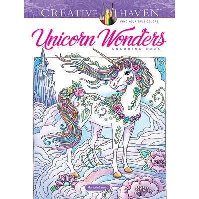 Creative Haven Unicorn Wonders Coloring Book