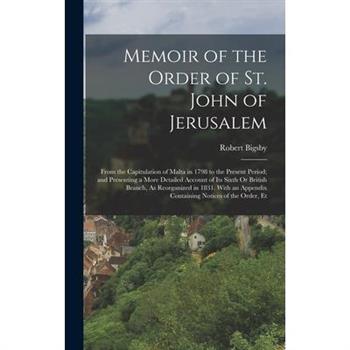 Memoir of the Order of St. John of Jerusalem