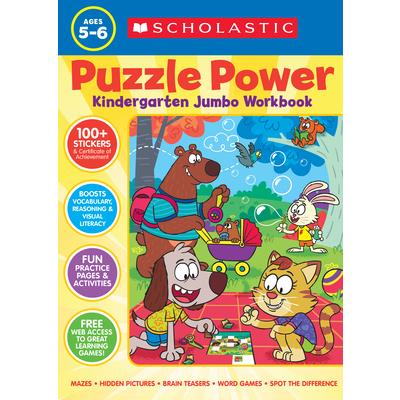 Puzzle Power Kindergarten Jumbo Workbook