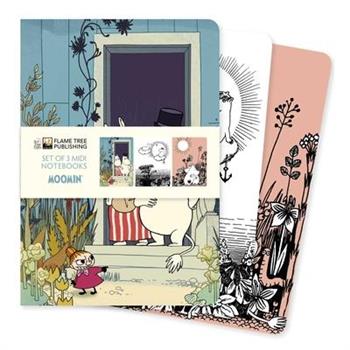 Moomin Set of 3 MIDI Notebooks