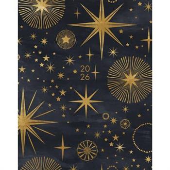 Starry Night 2026 7.5 X 9.5 Booklet Monthly Planner