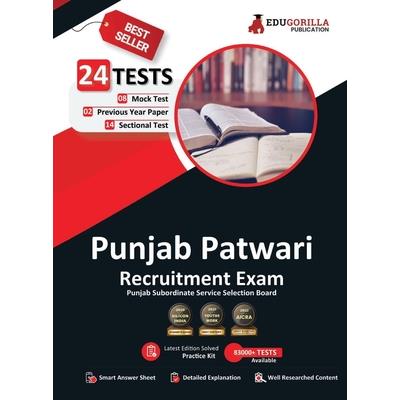 Punjab Patwari Recruitment Exam 2023 - 8 Mock Tests, 14 Sectional Tests and 2 Previous Year Papers (1400 Solved Questions) with Free Access To Online Tests