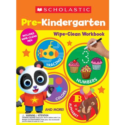 Scholastic Pre-K Wipe-Clean Workbook