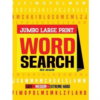 Jumbo Word Search Book for Adults Large Print