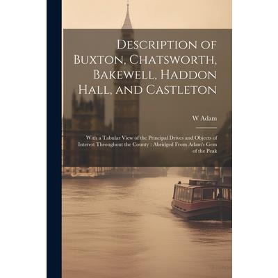 Description of Buxton, Chatsworth, Bakewell, Haddon Hall, and Castleton