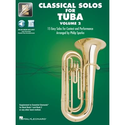 Essential Elements Classical Solos for Tuba - Volume 2: 15 Easy Solos for Contest & Performance with Online Audio & Printable Piano Accompaniments