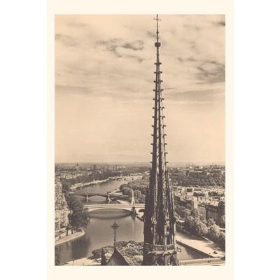 Vintage Journal Notre Dame Cathedral Tower