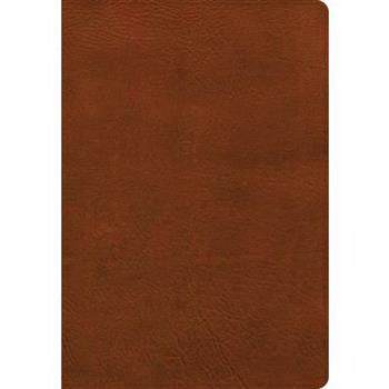 NASB Super Giant Print Reference Bible, Burnt Sienna Leathertouch, Indexed
