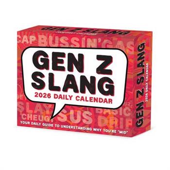 Gen Z Slang 2026 5.4 X 6.2 Box Calendar