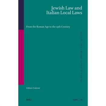 Jewish Law and Italian Local Laws