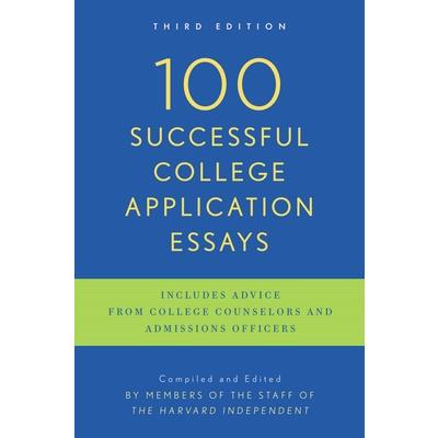 100 Successful College Application Essays