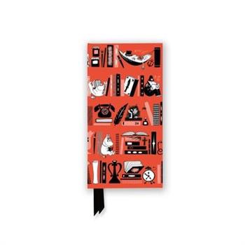 Moomin Bookshelves (Foiled Slimline Journal)