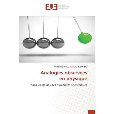 Analogies observ矇es en physique