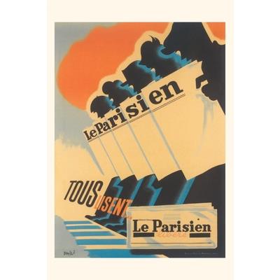Vintage Journal Poster for Le Parisien