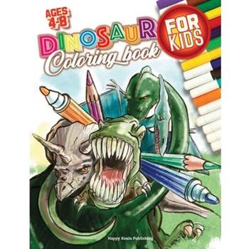 Dinosaur Coloring Book for Kids ages 4-8