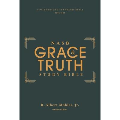 Nasb, the Grace and Truth Study Bible, Hardcover, Green, Red Letter, 1995 Text, Comfort Print